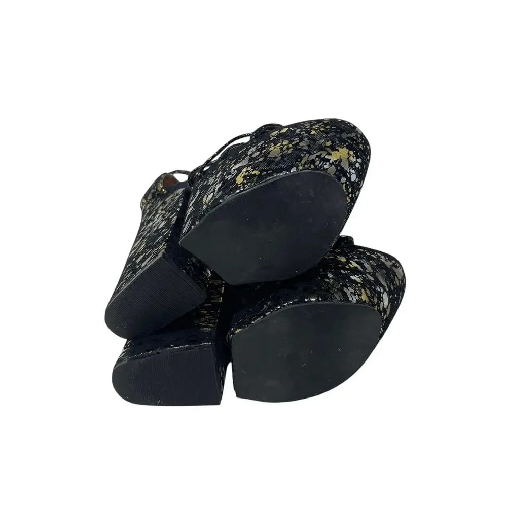 *RARE* Jeffrey Campbell Havana Last FOR REAL Platform Heels - Black - Size 6
